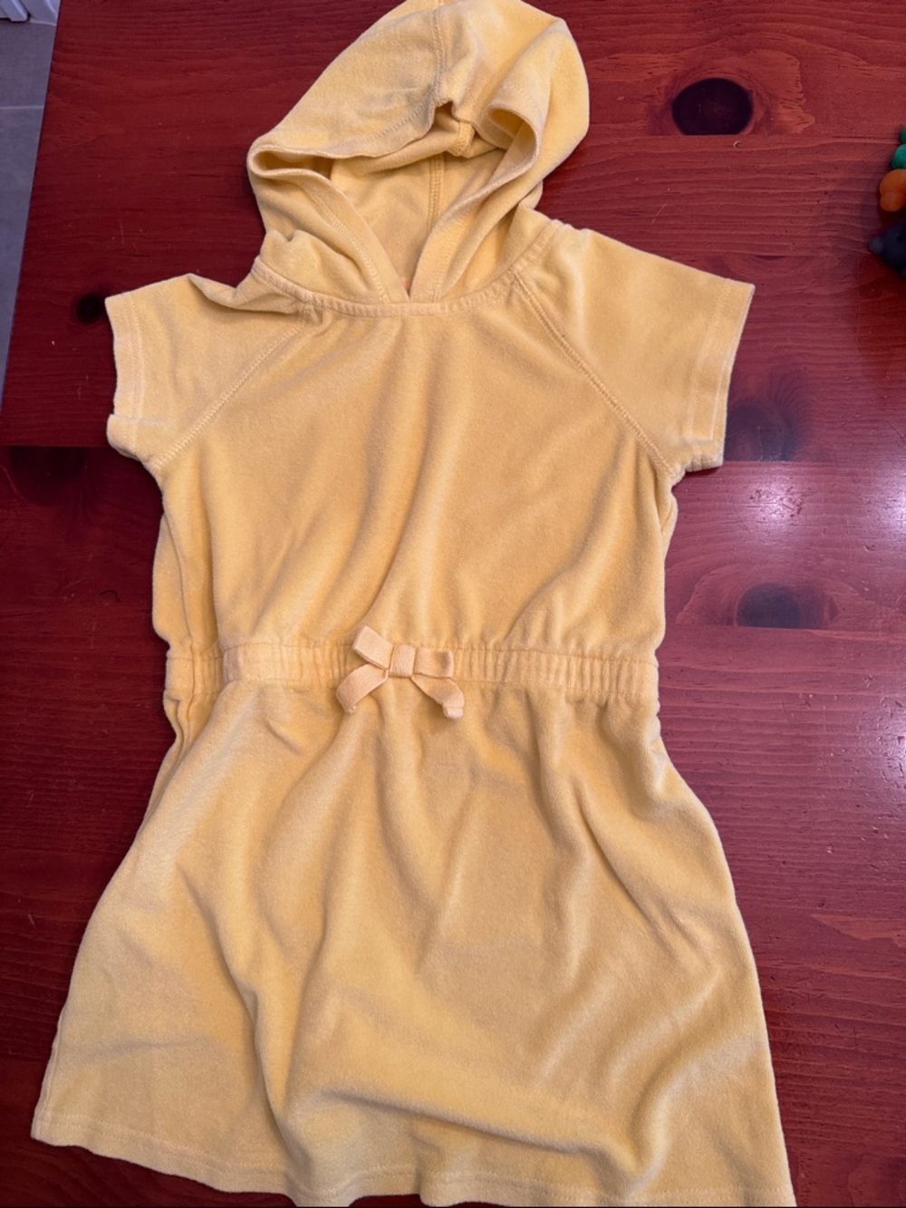 Hanna Andersson Yellow Hooded swim cover-up